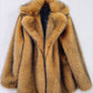 Fur Mid-length Coat Suit Warm Fur Coat