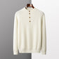 Half-height Cardigan Collar Knitted Loose Casual Fashion Oversized Knit Wool Sweater